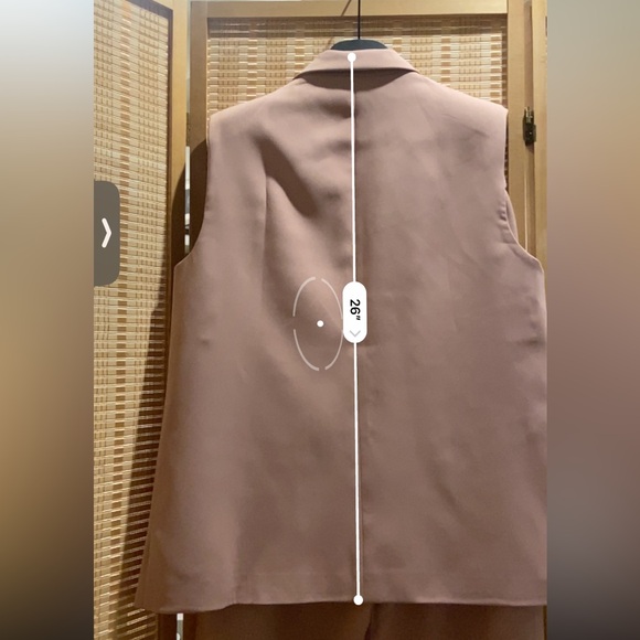 PRETTYGARDEN Women's 2 Piece Sleeveless vest trouser Suit Set pink - Picture 14 of 16